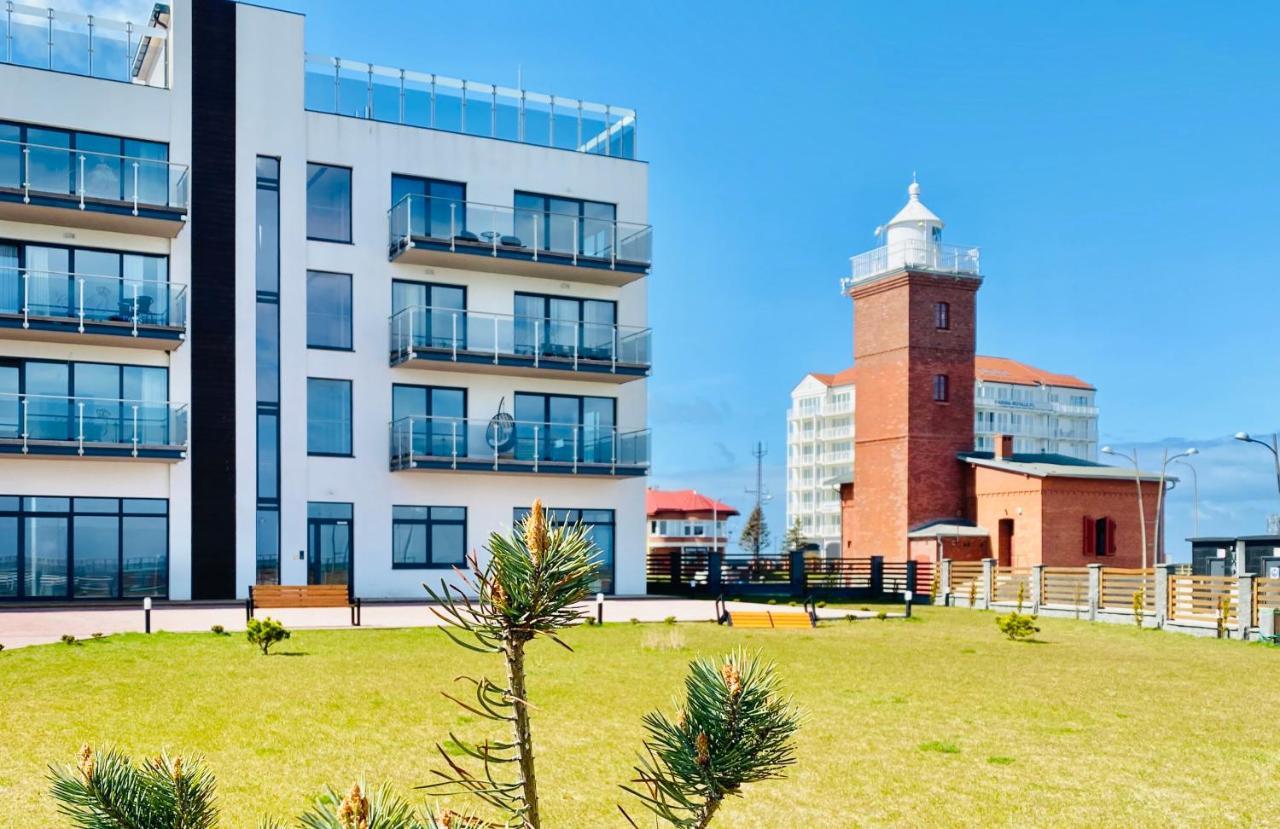 Apartament Blekitny Przy Latarni Ujście-Darłowskie Eksteriør billede